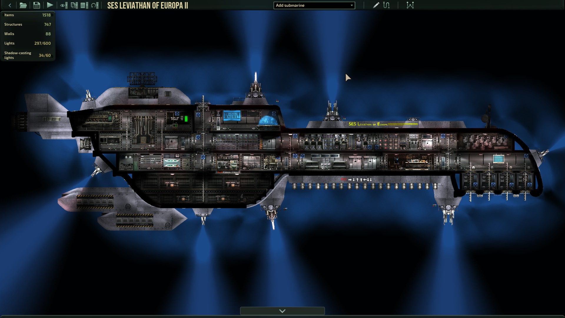 SES Leviathan of Europa II – Barotrauma Mod
