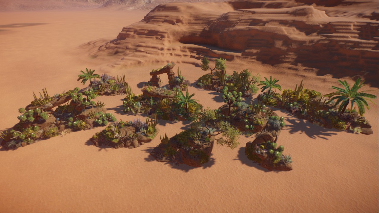 rock/ stone formations 10 pieces in desert style, Fels/ Steinformationnen 10 Teile im Wüstenstil