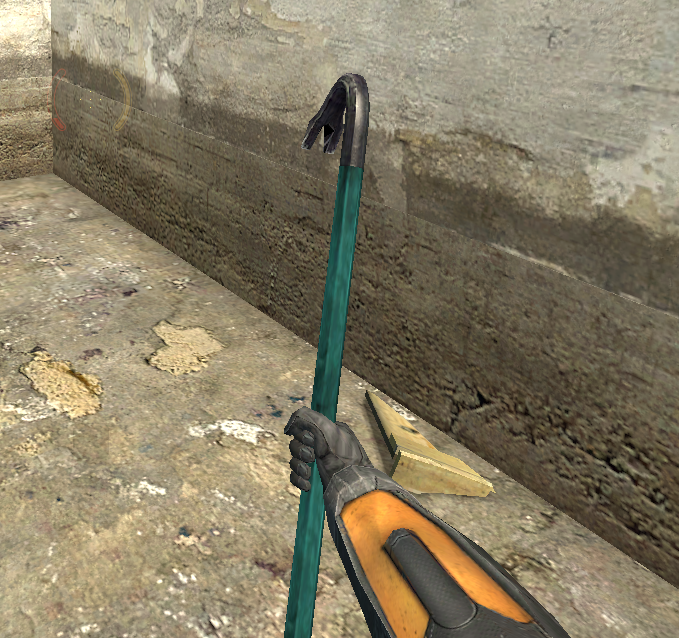 turquoise crowbar