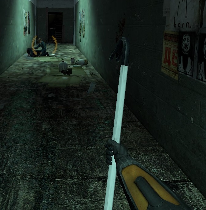 white crowbar