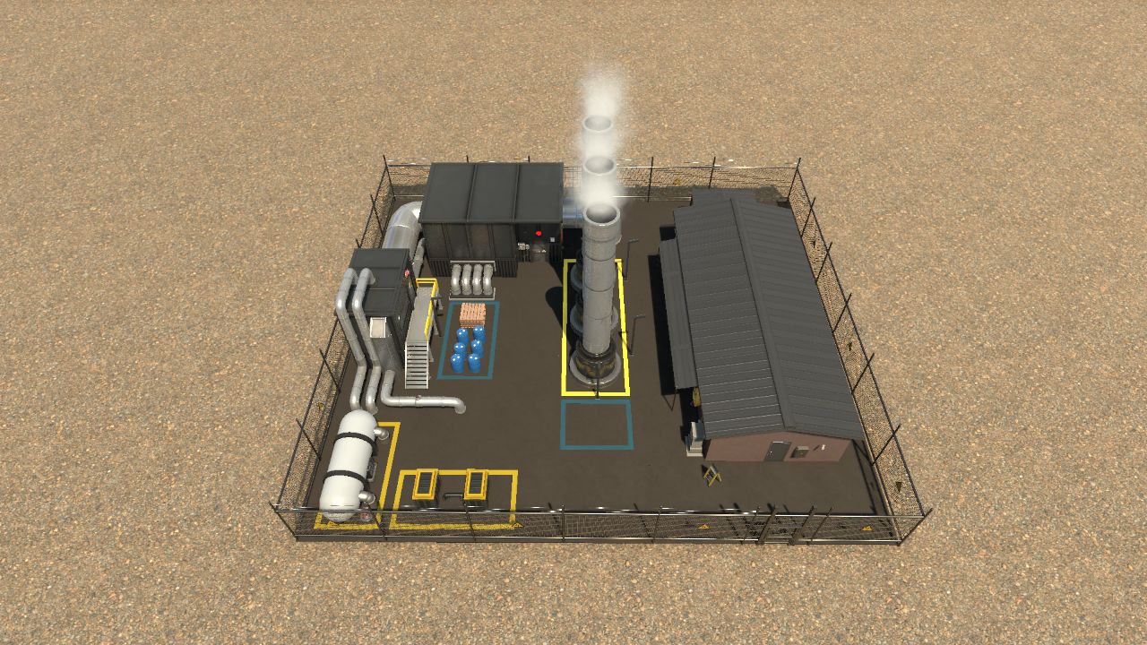Thermal power plant / Central termica