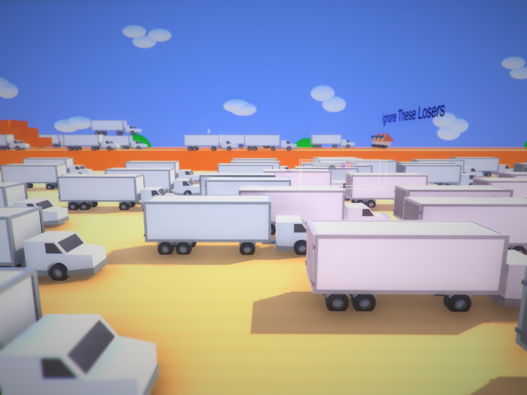 Mario Final But Theres A 1000 Trucks! *WARNING ITS SUPER LAGGY!!!*