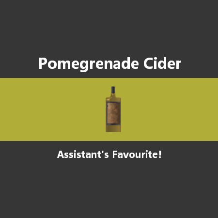 Pomegrenade Cider