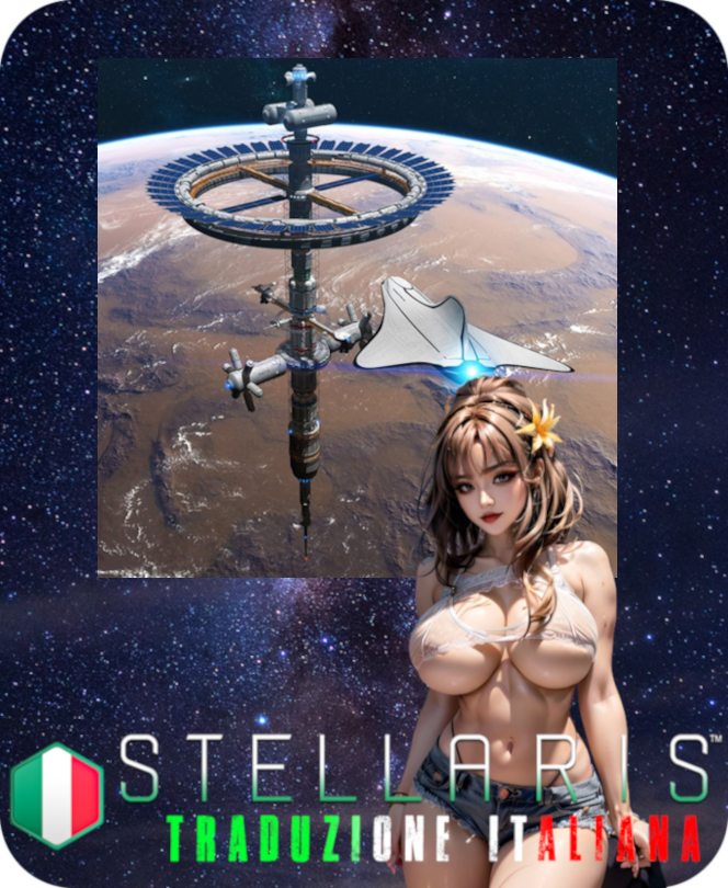 Spaceport Building with Orbital Station ITA