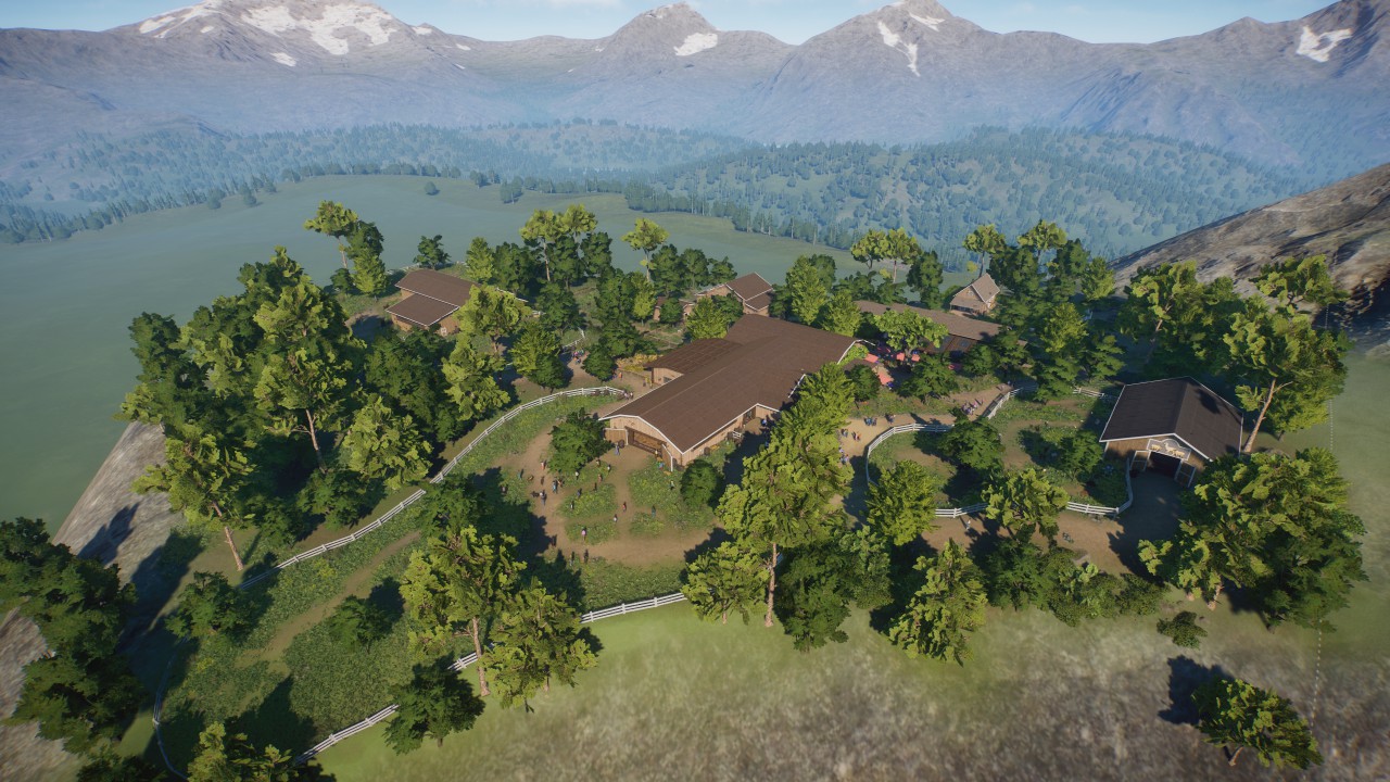 Cozy Farmstead on a Mountain by DeLadysigner