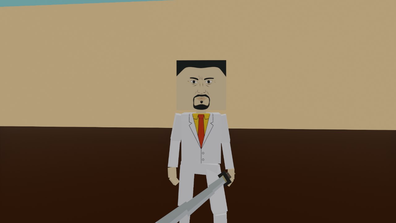 You and Disco Guy Have a Sword Fight