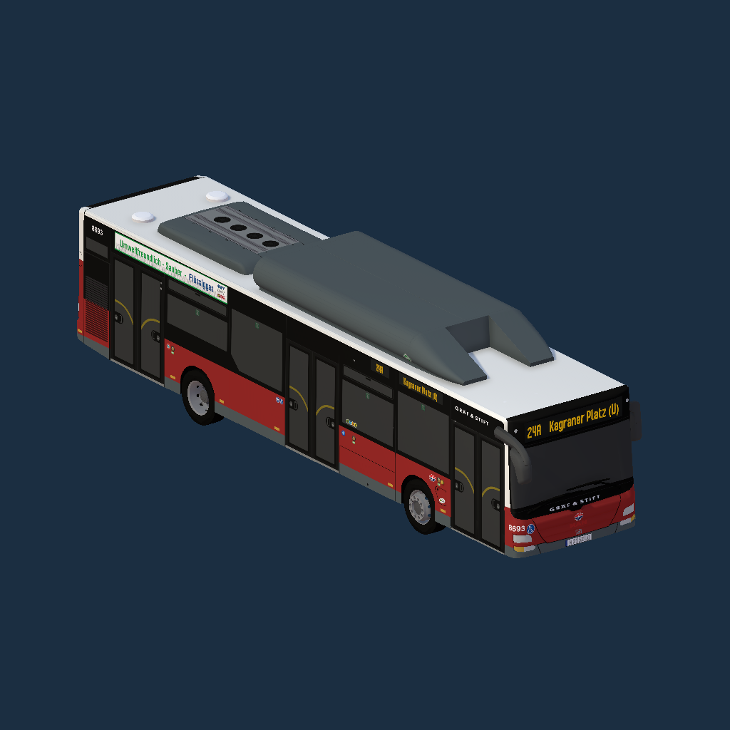 Gräf & Stift NL273 Lion's City LPG - Wiener Linien (Tichy Werbung)