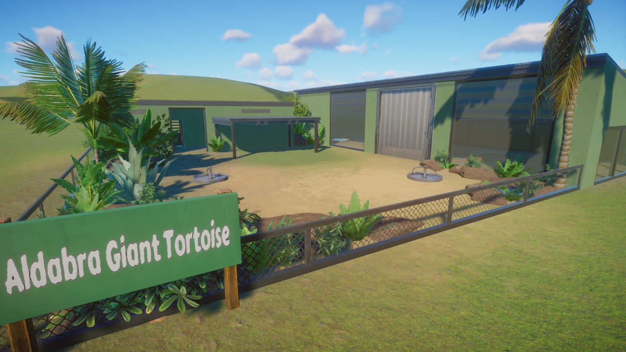 Starter Aldabra Giant Tortoise Habitat (new design 2024)