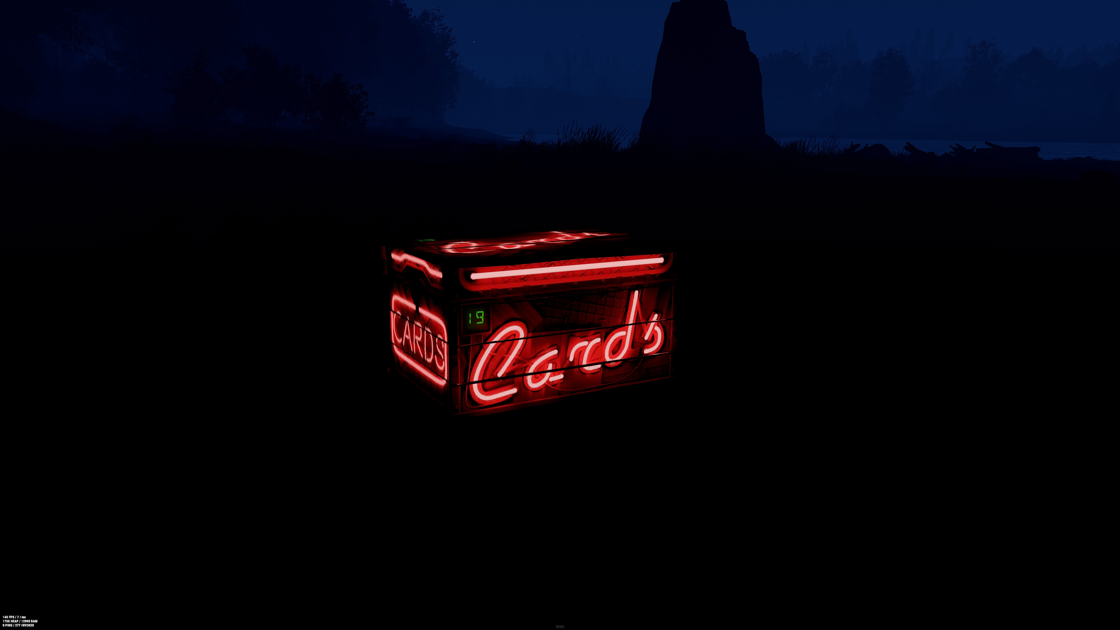 Neon Storage Small Cards