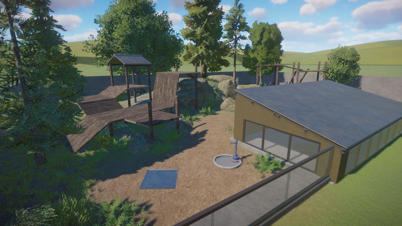Starter Grizzly Bear Habitat (new design 2024)