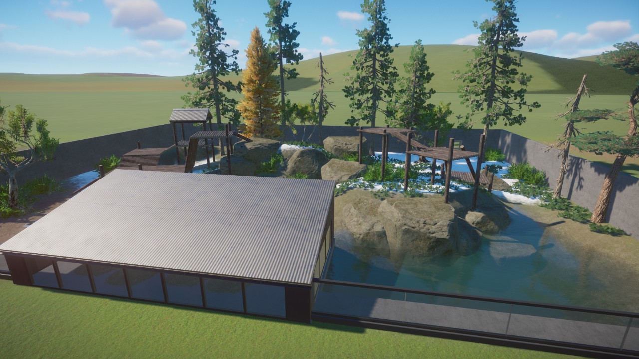 Starter Himalayan Brown Bear Habitat (new design 2024)
