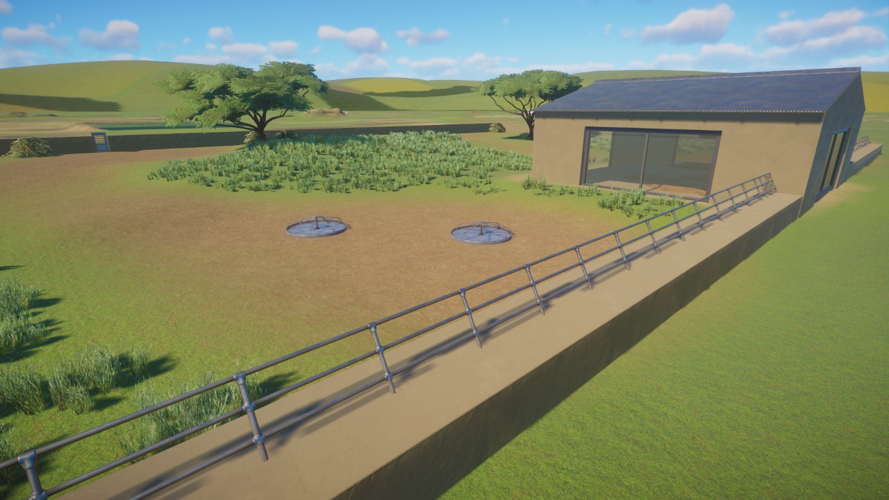 Starter Southern White Rhinoceros Habitat (new design 2024)