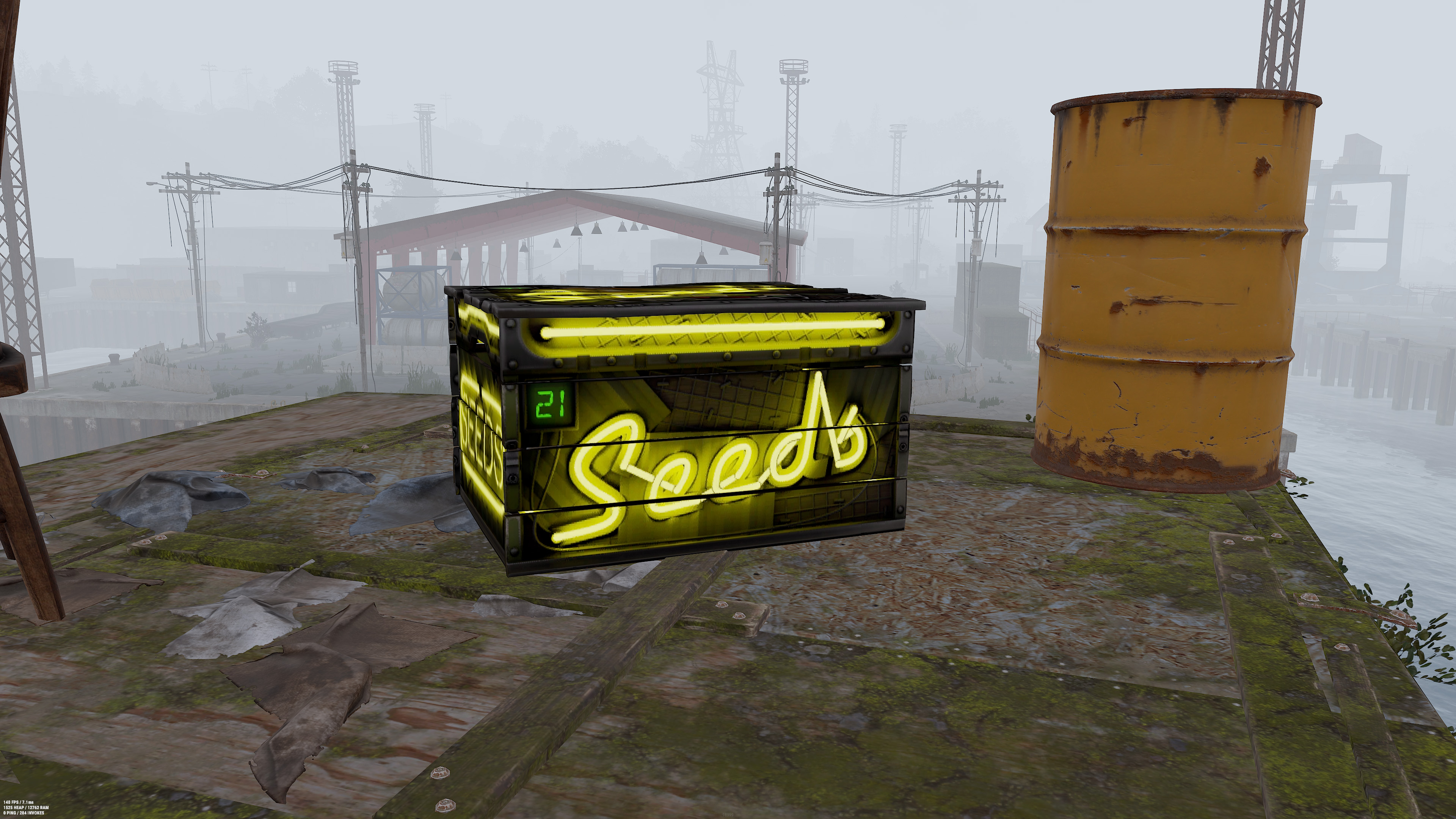 Neon Small Seeds Storage