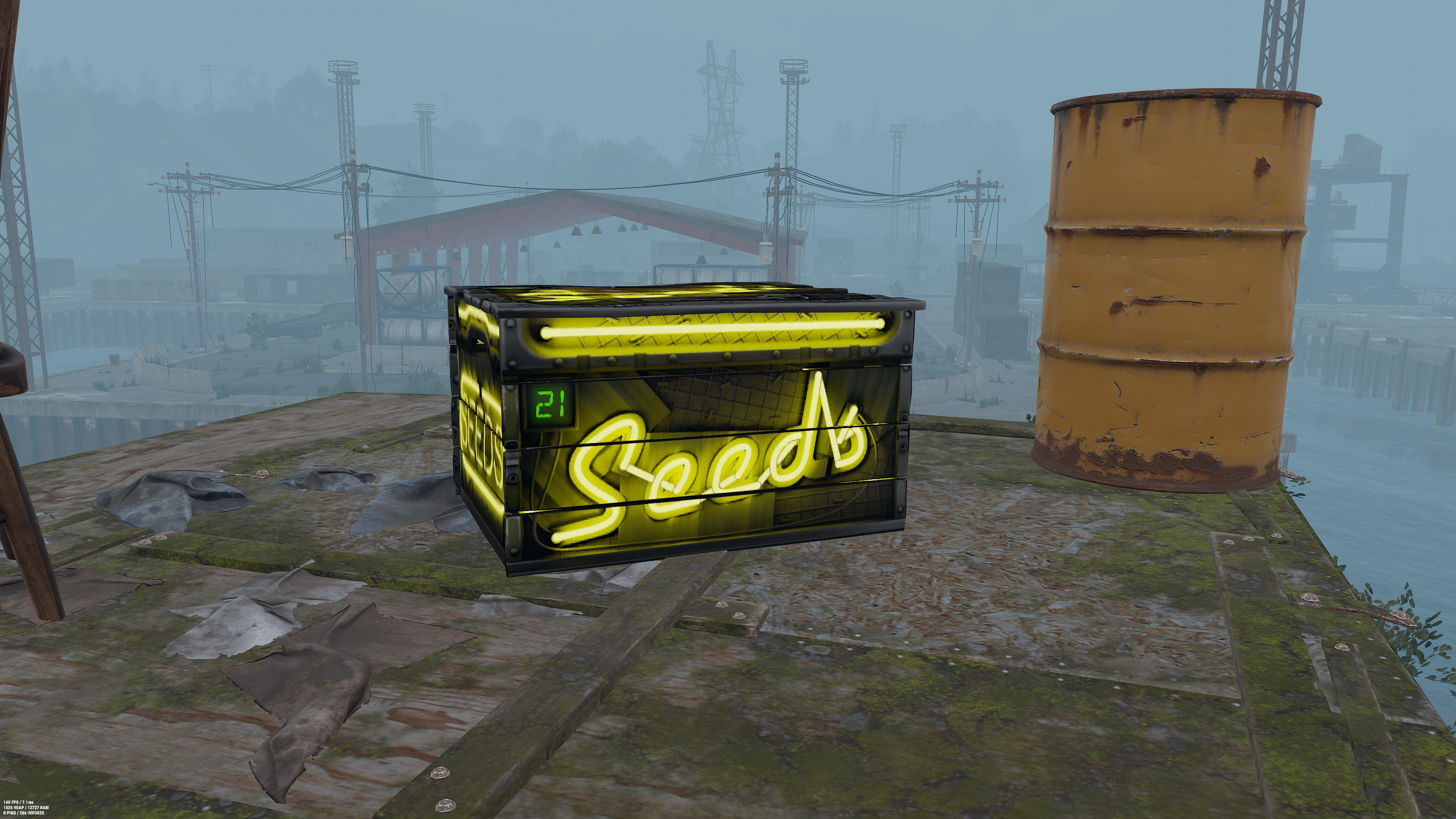 Neon Small Seeds Storage