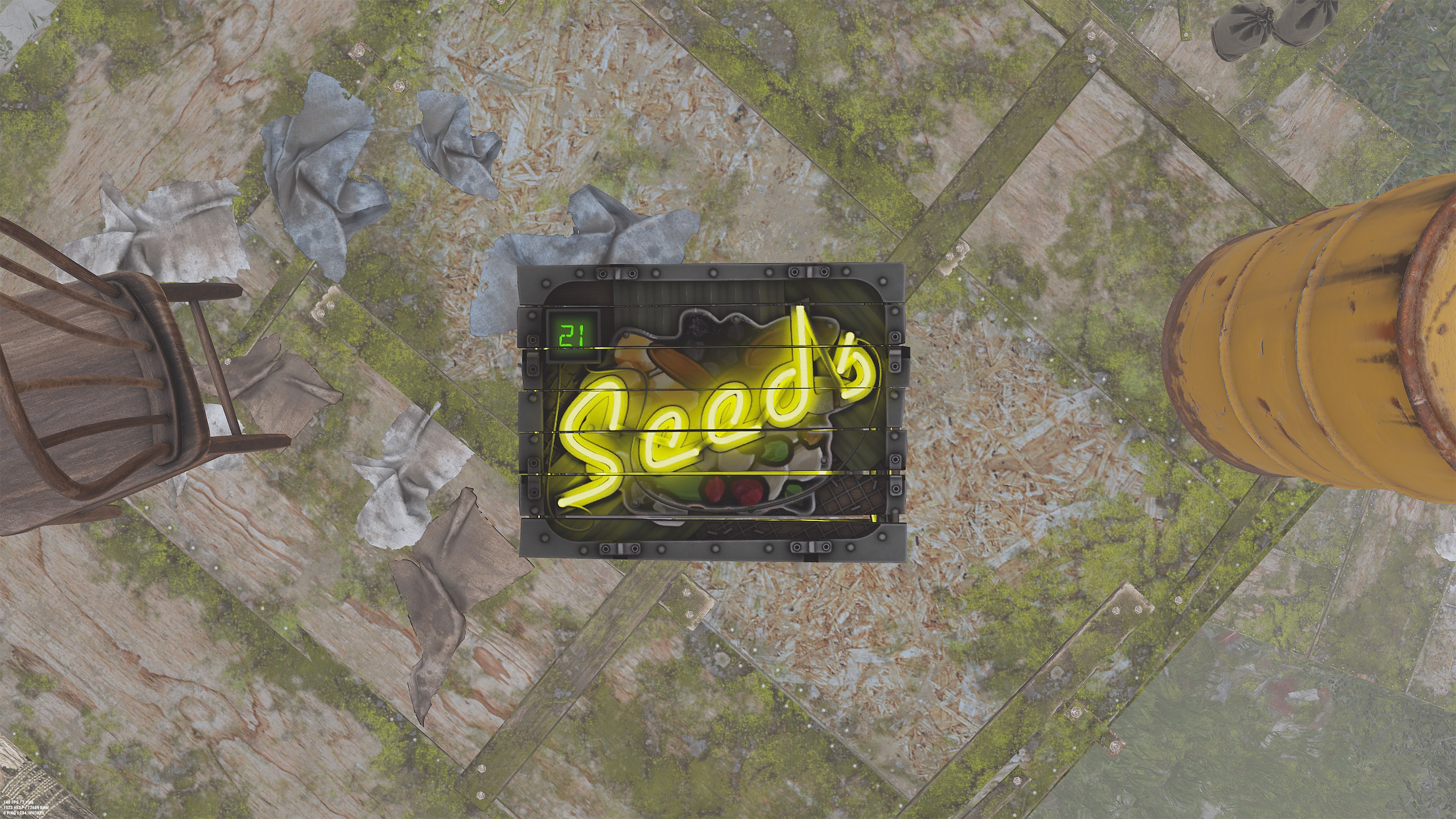 Neon Small Seeds Storage