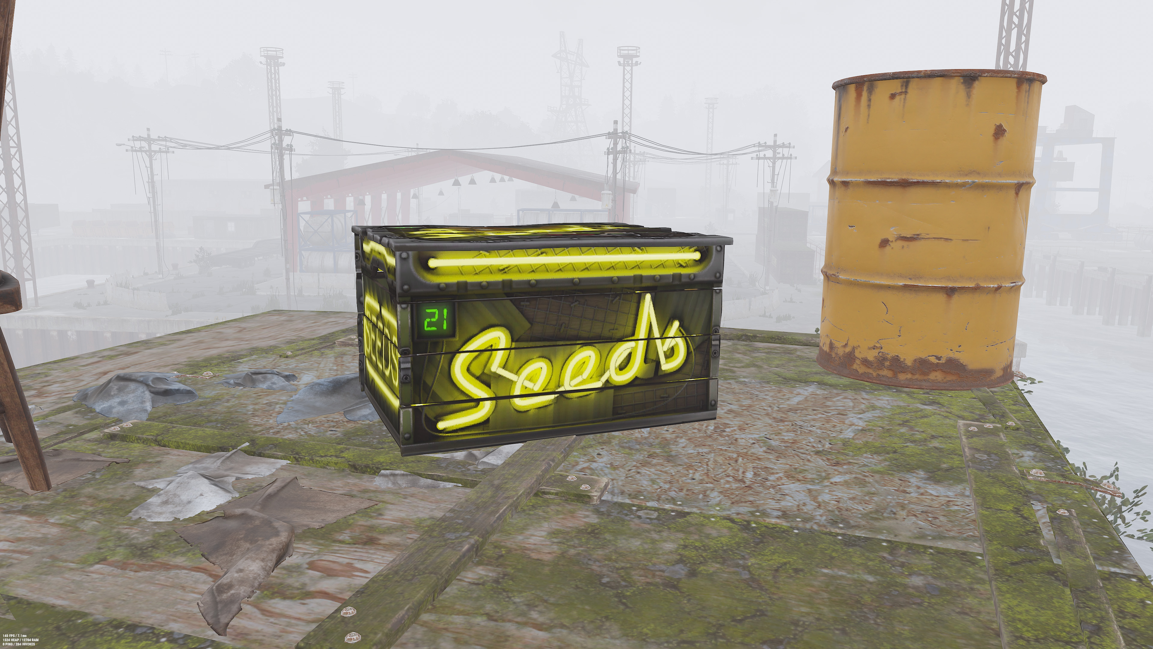 Neon Small Seeds Storage