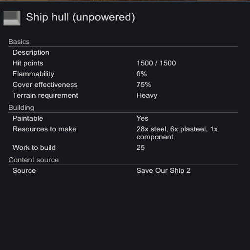 "SOS 2 Reinforced Ship Hull"