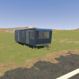 1950's trailer home (wheels)