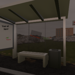 Zombie City Rp - Abandoned bus stop