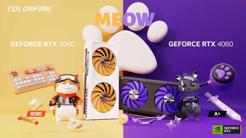 colorfire MEOW cat RTX4060