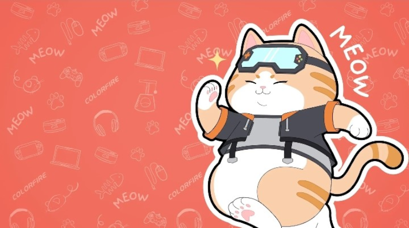 colorfire meowcat