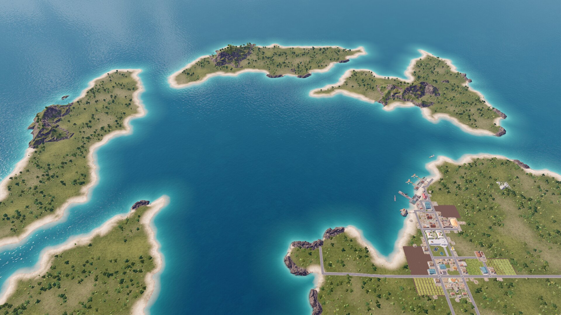 Decent set of Islands.