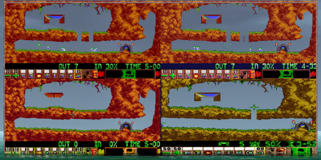 Lemmings - Just Dig! Versions (Caverns)