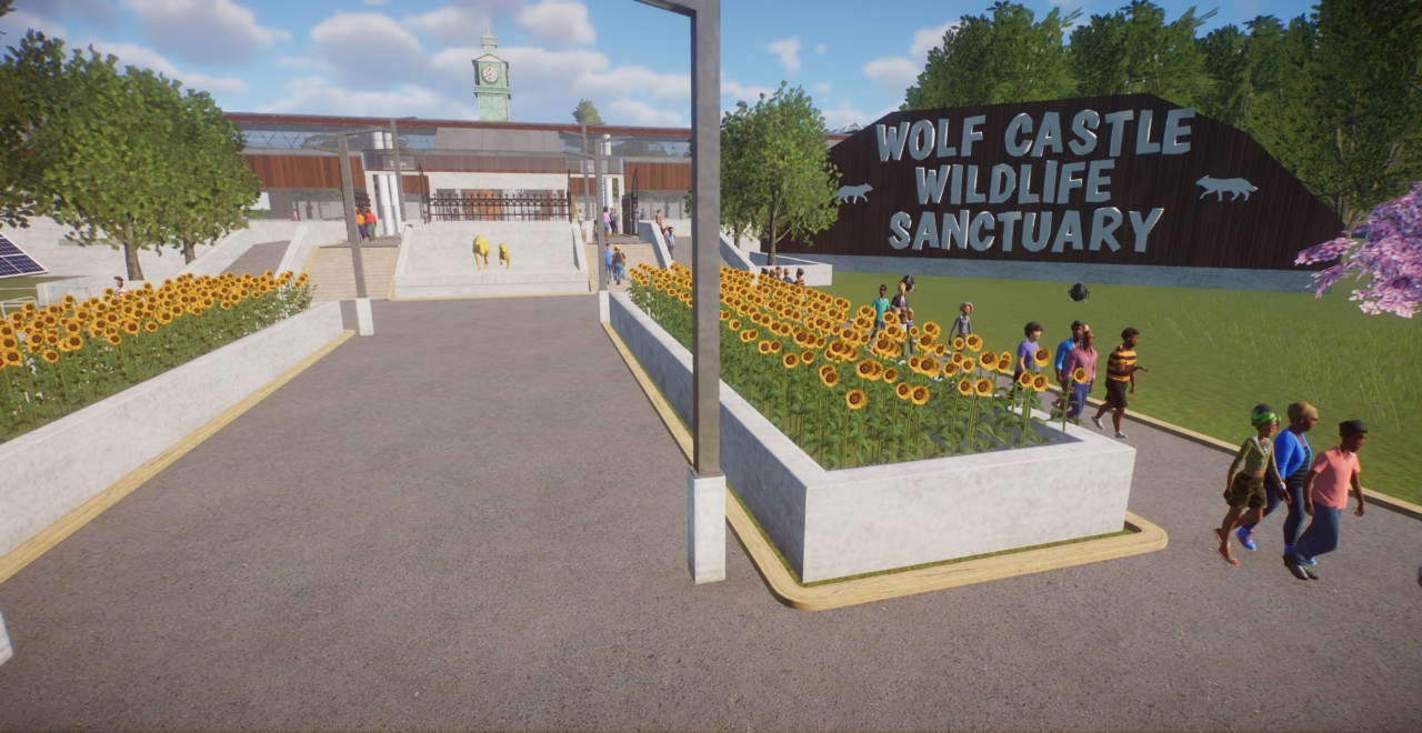 Wolf Castle Wildlife Sanctuary - Entry Area