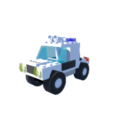 LEGO 6533 Police 4 Wheel Drive [1992]
