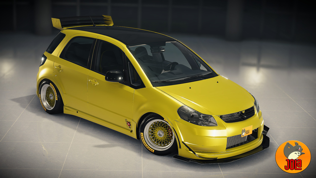 Livery Suzuki SX4 - Clear / Black Roof