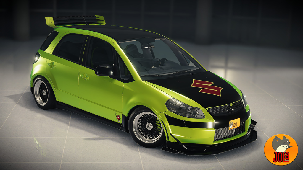 Livery Suzuki SX4 - Clear / Black Decals