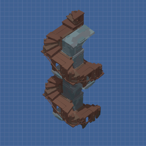 Spiral Staircase Pattern