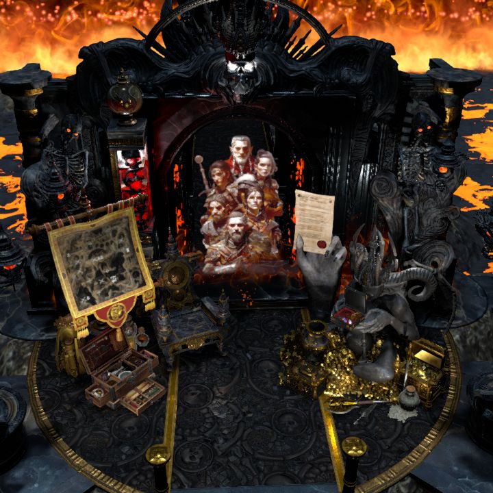 hellish landing page - DAM challenge entry