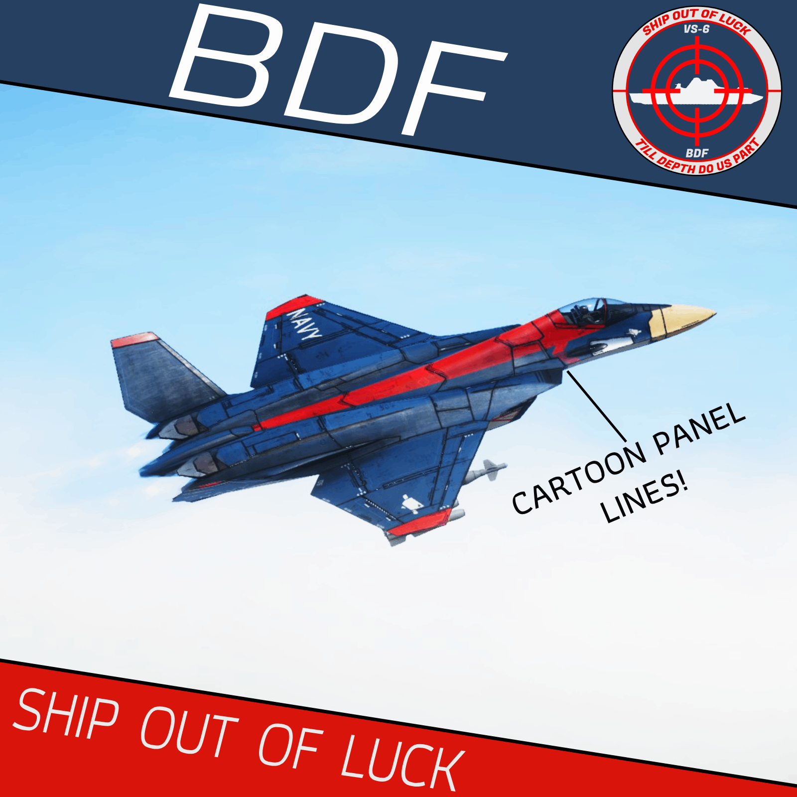 BOTH Toon VS-6 Ship Out Of Luck