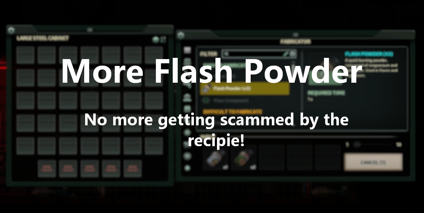 More Flash Powder