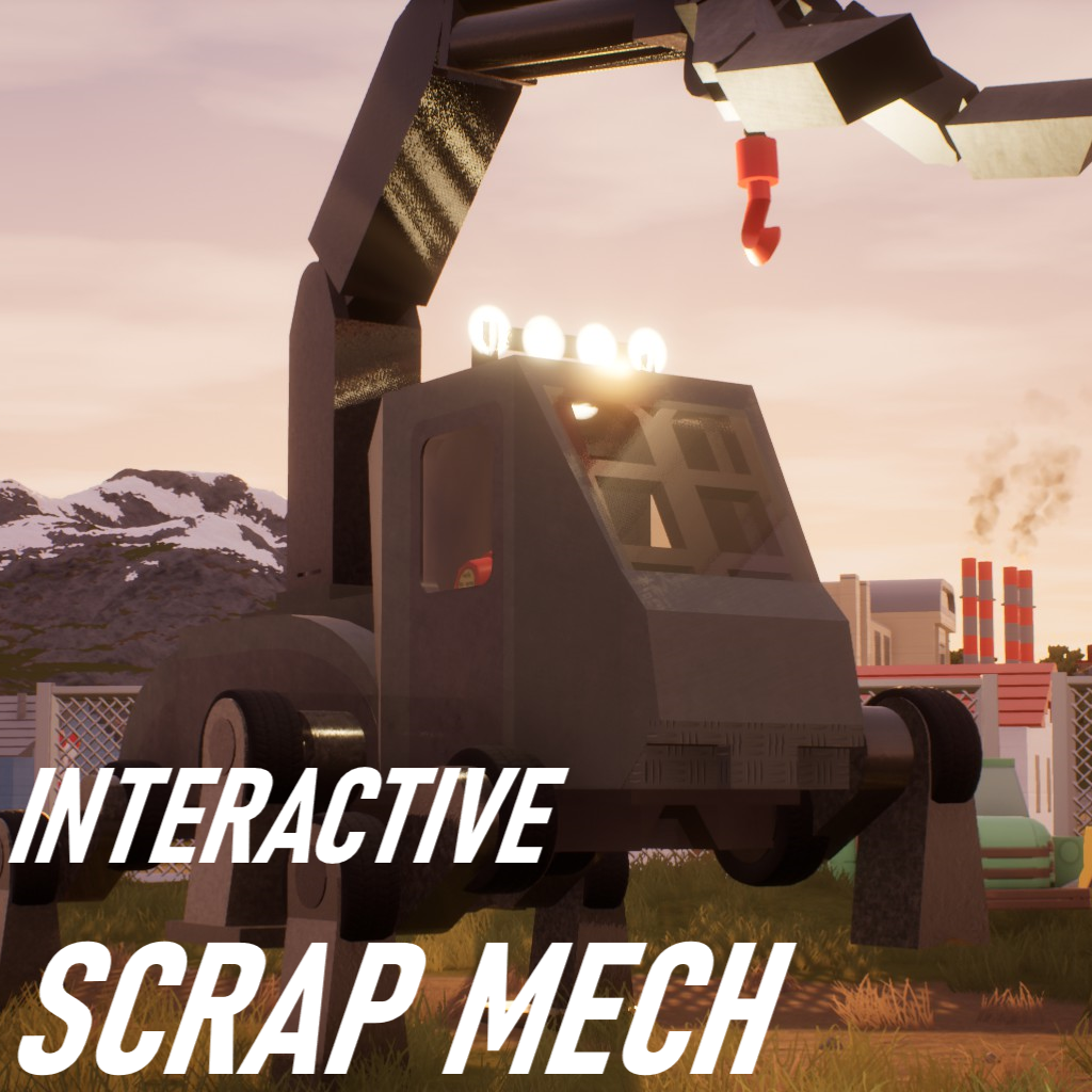 Interactive Scrap Claw Mech - READ DESC