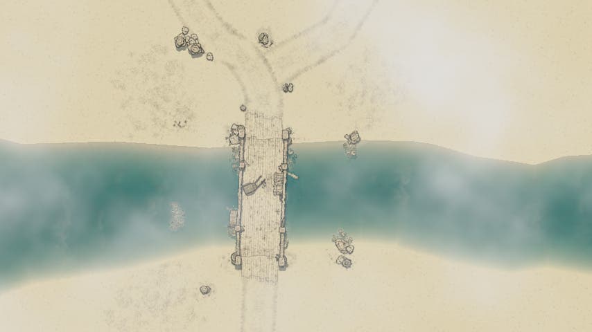 Decaying bridge