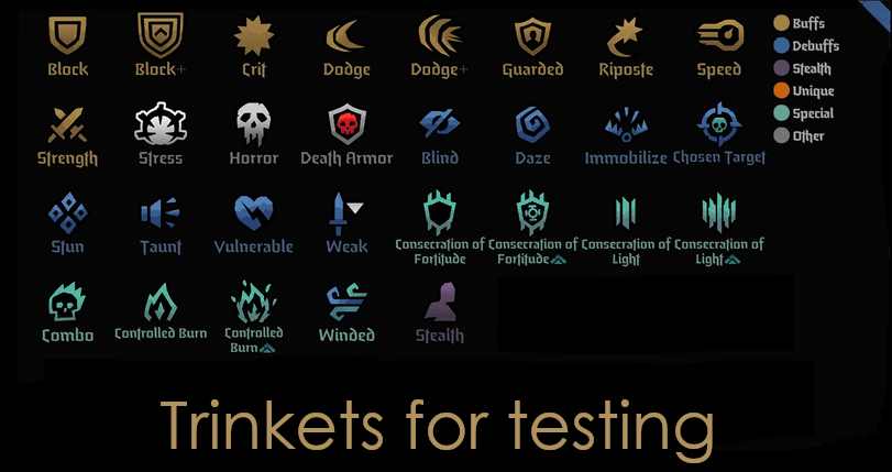 Trinkets for testing