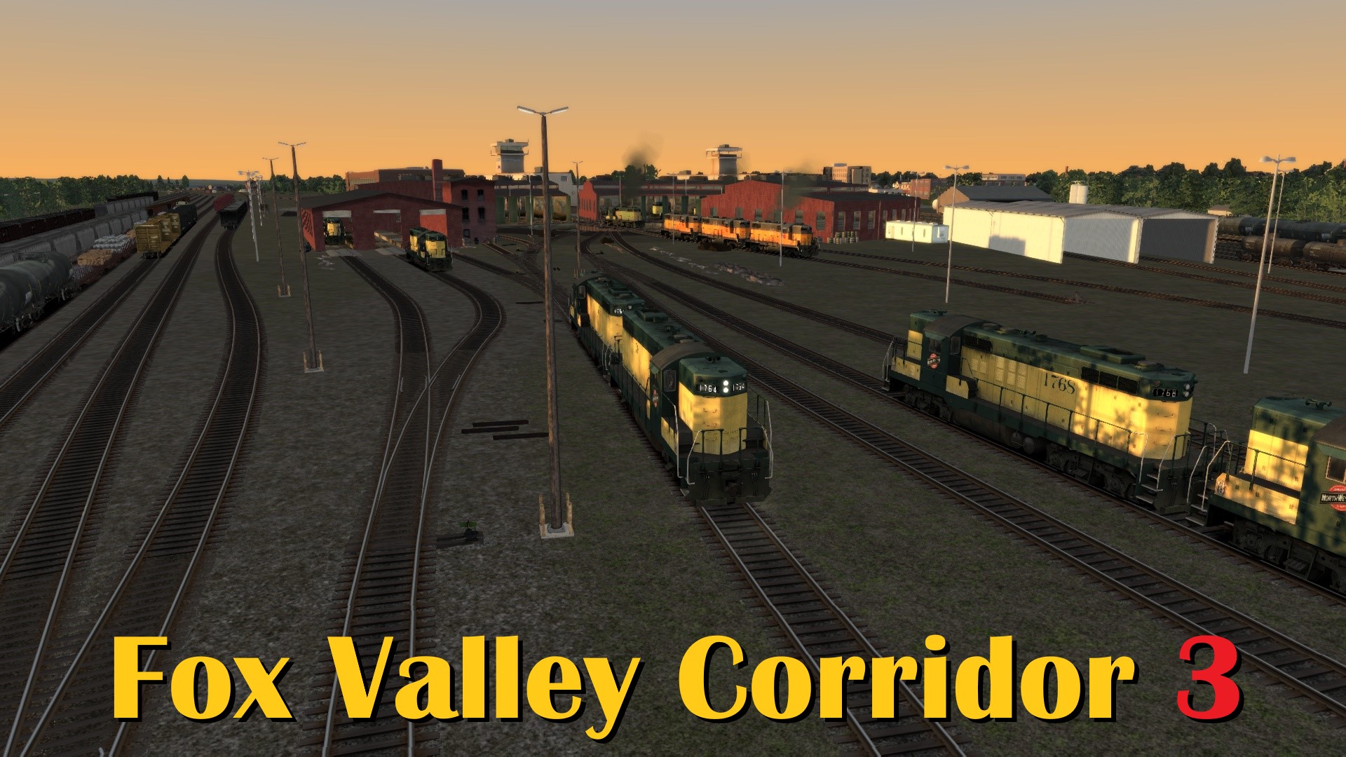 N.S1173 Fox Valley Corridor - CNW GP9 Fond du Lac Depot