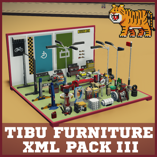 TIBU Furniture XML PACK III (Garage and street furniture)