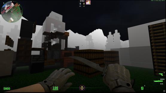 de_Sawmill Minecraft – Counter-Strike 2 Mod