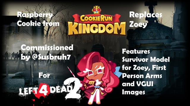 Raspberry Cookie Replaces Zoey