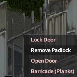 [RE-UPLOAD] Use Padlocks on Player-Built Doors (build 41) – Project Zomboid Mod