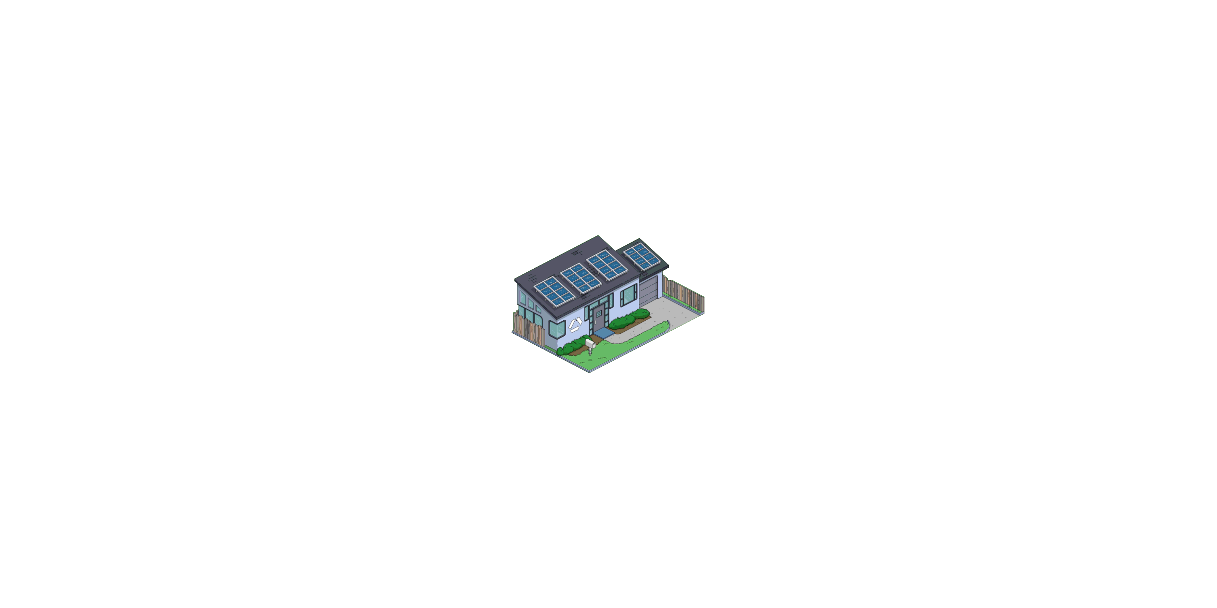 simpsons mall house