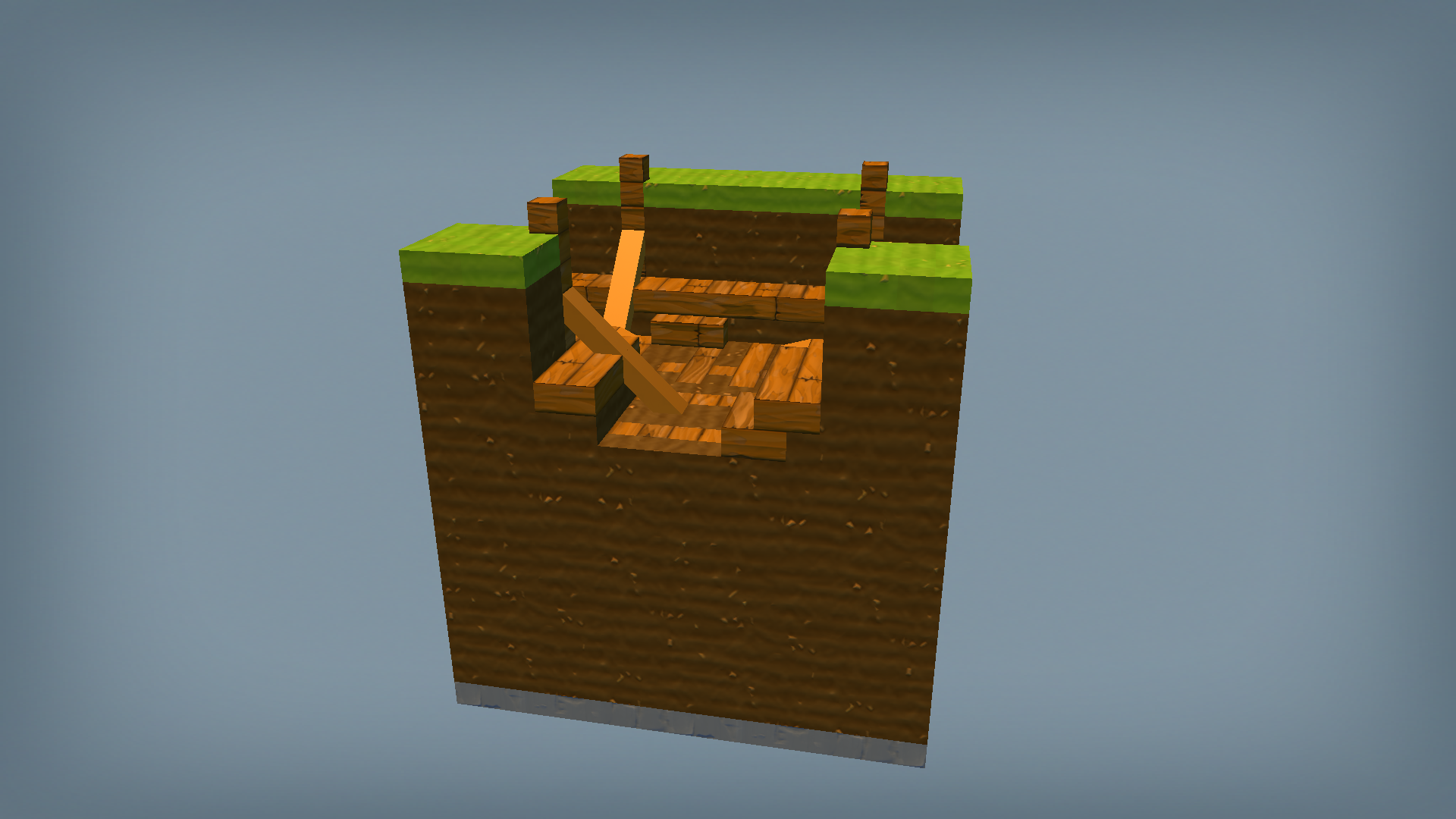 (Underground trenches) triple part