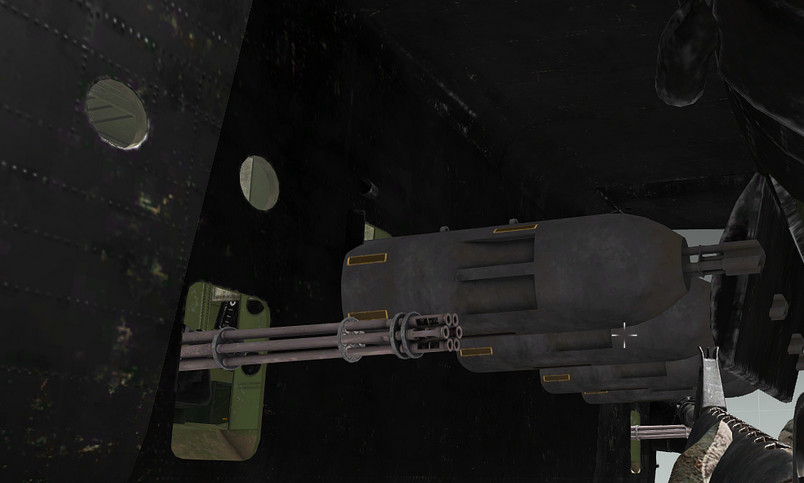 AC-119K with GAU-19 pods (Reaction Forces)