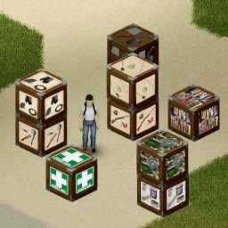 Canacrates : Custom Crate – Project Zomboid Mod