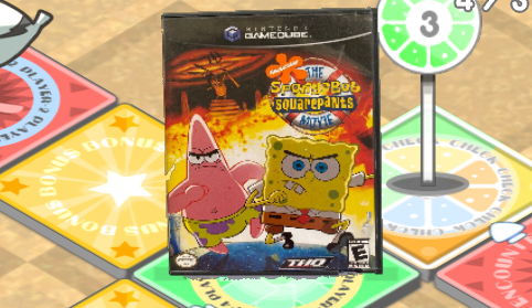 SpongeBob SquarePants Movie on GameCube over Castle (default color only)