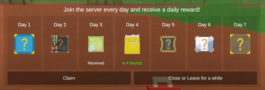 DailyReward – Unturned Mod