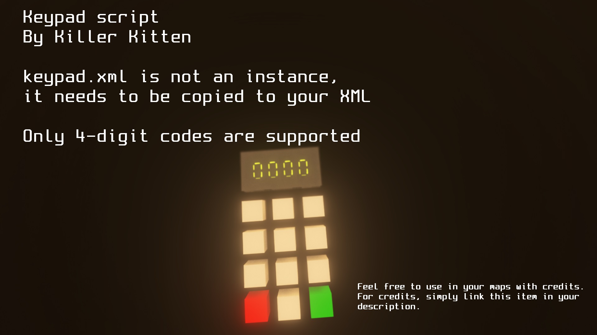 Keypad script